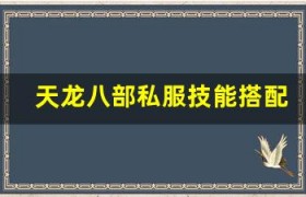 天龙八部私服技能搭配攻略：最强输出组合，1 秒秒杀 BOSS！